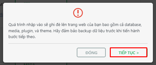 Hướng dẫn sử dụng Plugin All In One WP Migration
