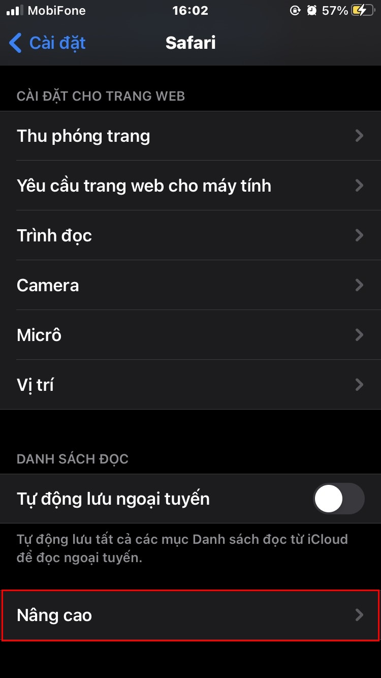 xóa cache thiết bị di động