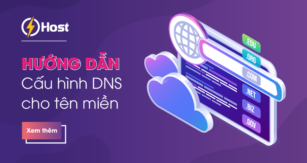 Hướng dẫn cấu hình DNS cho tên miền
