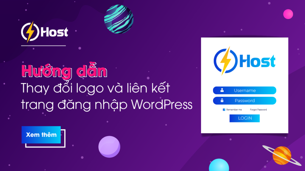 Hướng dẫn thay đổi logo và liên kết trên trang đăng nhập WordPress