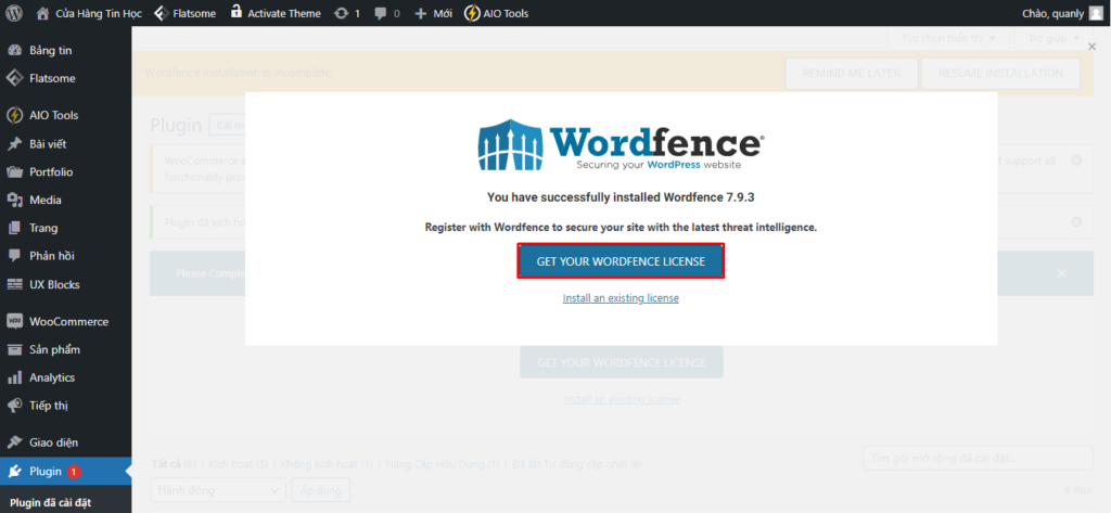 Hướng dẫn xử lý mã độc bằng Plugin Wordfence hoàn toàn miễn phí